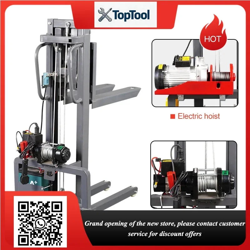 Portable 300kg Stage Sound Lift Stacker Detachable Forklift 1.2m/1.6m New Condition Small Event Equipment
