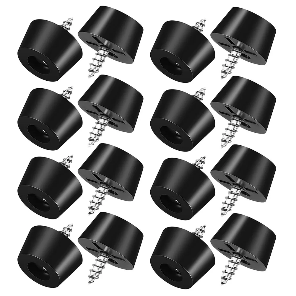 100Pcs Anti-Slide Furniture Leg Pads PVC Non-Slip Round Glides for Chairs Desks Sofas Hardwood Floors Noise Reduction Scratch