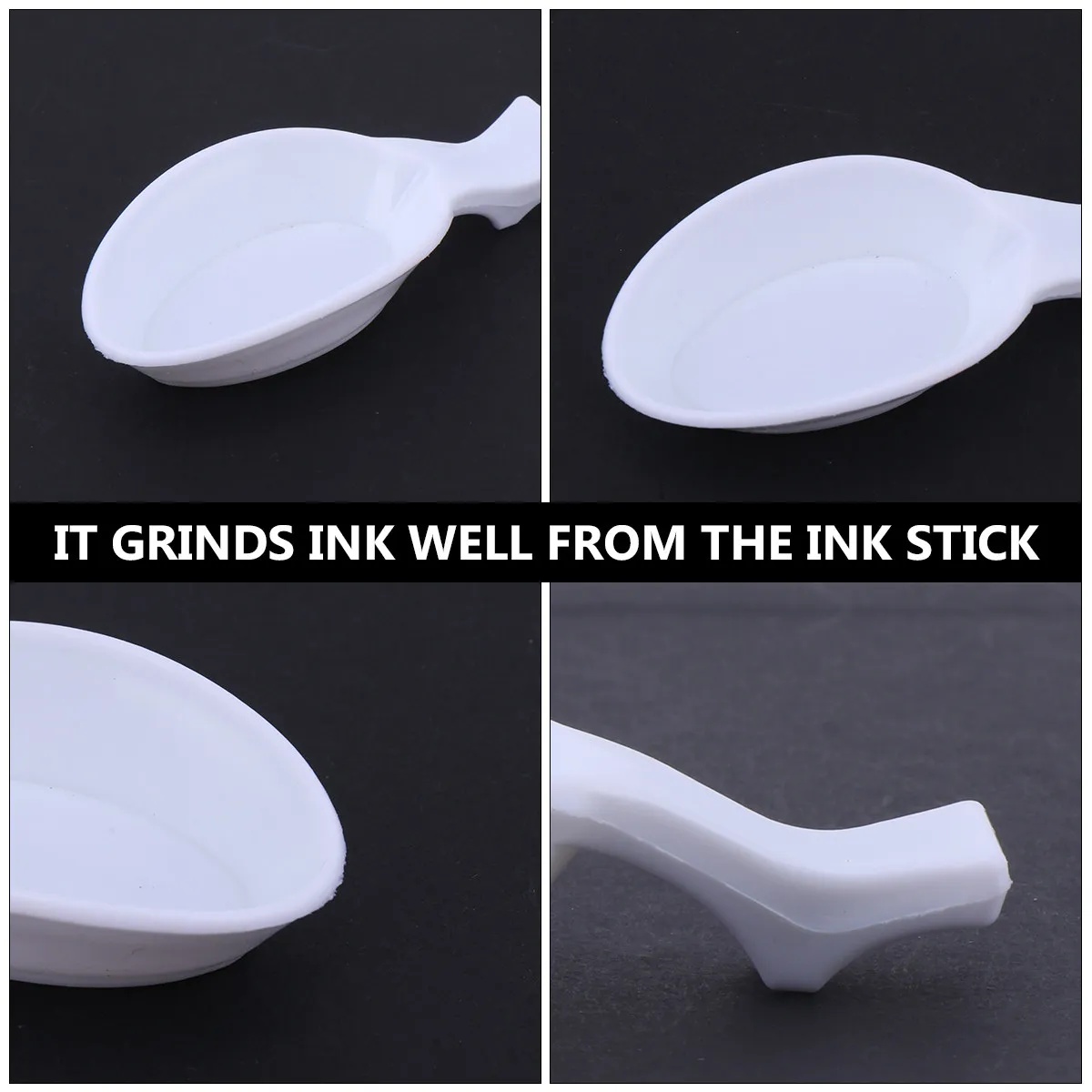 

10Pcs Writing Brush Holder Kit Compact Ink Mixing Plate Plastic Palette for Watercolor Calligraphy Art Creative Gift