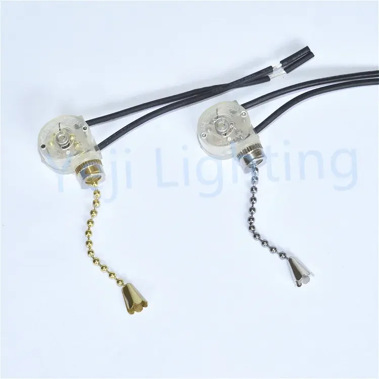 Lamp Zipper Switch Pull Ceiling Light ceiling fan Wall Lamp Switchs with 100cm / 200cm Rope chain lighting accessories diy 2pcs