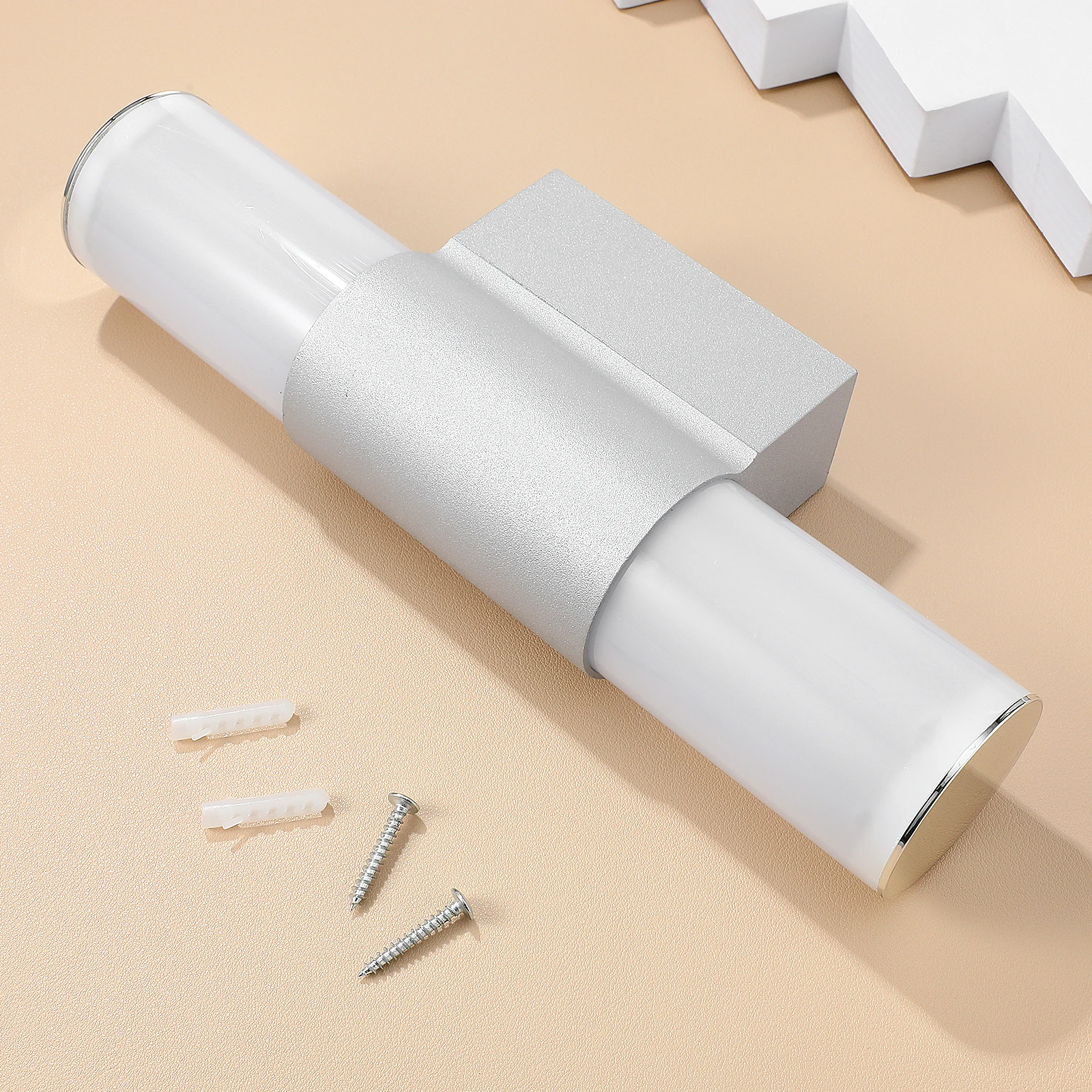 Luz LED de tocador para espejo, estilo moderno y sencillo, pantalla acrílica de alta transmitancia, LED incorporado suave y no deslumbrante para Baño