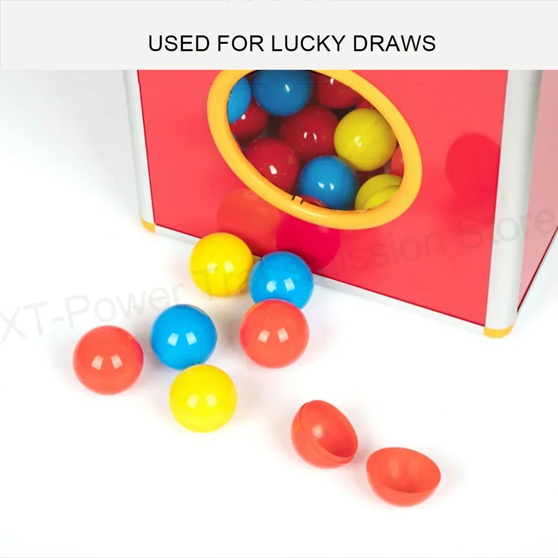 3.8 سنتيمتر البلاستيك اليانصيب كرات السحب رسم كرات جوفاء قابلة للفتح لعبة كرات النشاط مثيرة للاهتمام لعبة كرات الدعائم للحزب