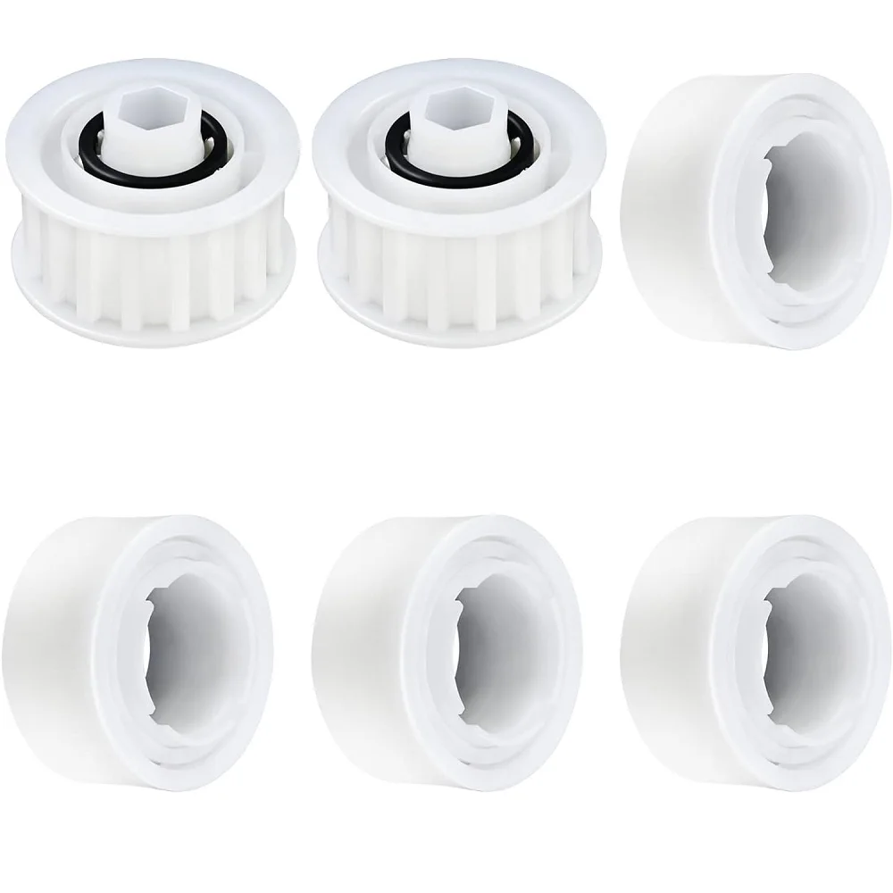 4 Pack Guide Wheels 2 Pully Gears 3884997-R6 compatible with Dolphin Nautilus CC Plus Premier Pool Cleaner Accessories