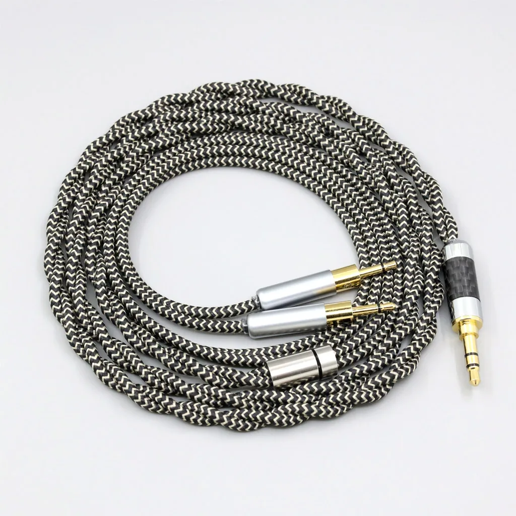 2 كور 2.8 مللي متر Litz OFC سماعة درع مضفر كم كابل ل Sennheiser HD700 سماعة 2.5 مللي متر دبوس سماعة LN008055