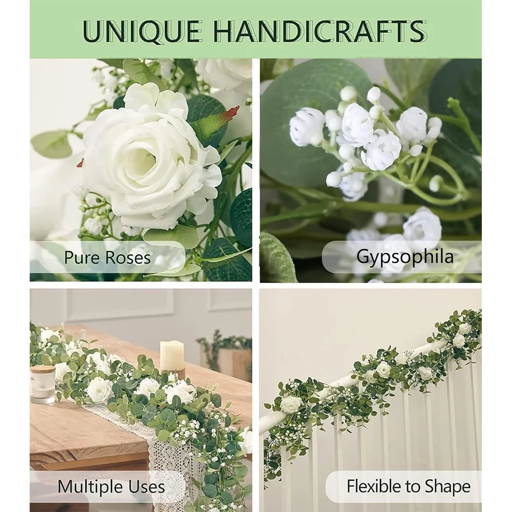 1Pc 180cm Flame Retardant Artificial Silk Vine With Gold Money Leaves For Wedding Party Home Decoration