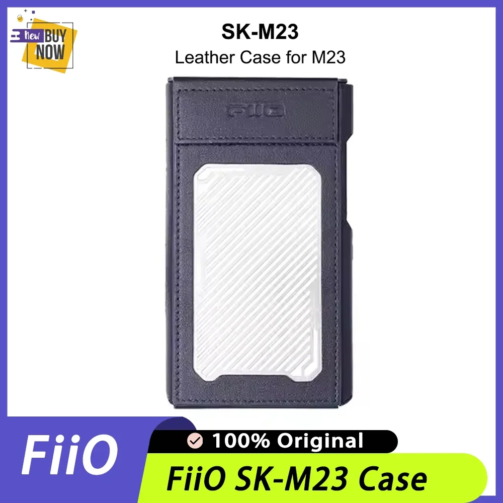 

FiiO SK-M23 Protective Leather Case M23 Music Player Protective Cover Original Leather MP3 Music Player Non-slip PU Holster Gift