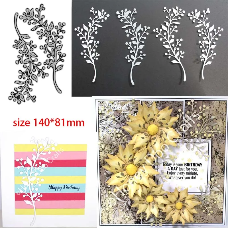 Metal cutting dies berry bunch die cut  Scrapbook paper craft knife mould blade punch