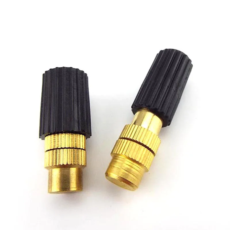 

Garden Tool 6.0mm Screw Micro Drip Irrigation Misting Brass Nozzle Spray Connector Sprinkler Watering Drippers for Irrigation