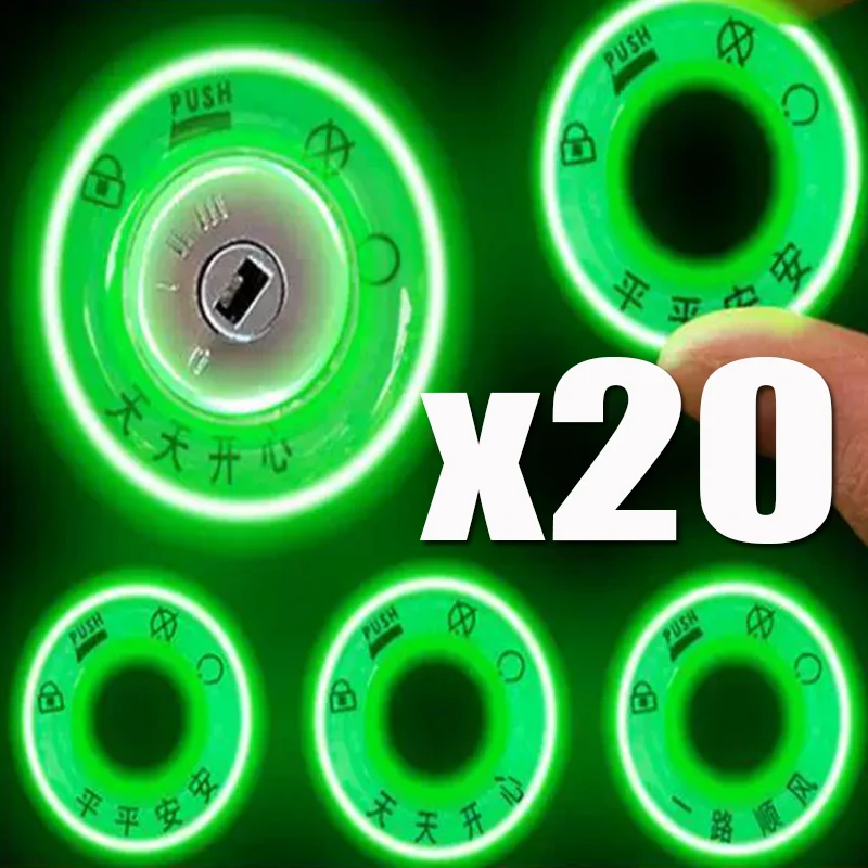 Car Ignition Keychain Switch Light Cover Motorcycle Accessories Motorcycle Electric Vehicle Glow in The Dark Keychain Sticker