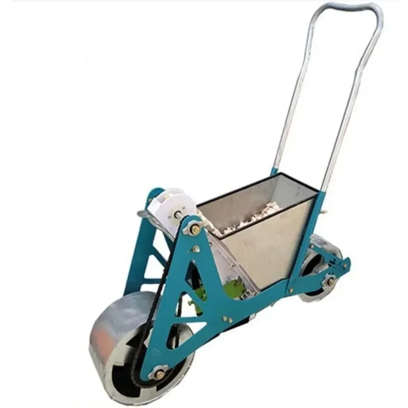 Hand push single row manual  garlic seeder corn planter for sale