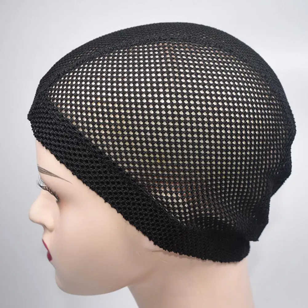مرونة شعر مستعار قبعة المرأة شعر مستعار قبعة قابل للتعديل تنفس بسط شعر مستعار قبعة قابل للغسل عدم الانزلاق غير مرئية مرونة الشعر صافي كاب شبكي #4