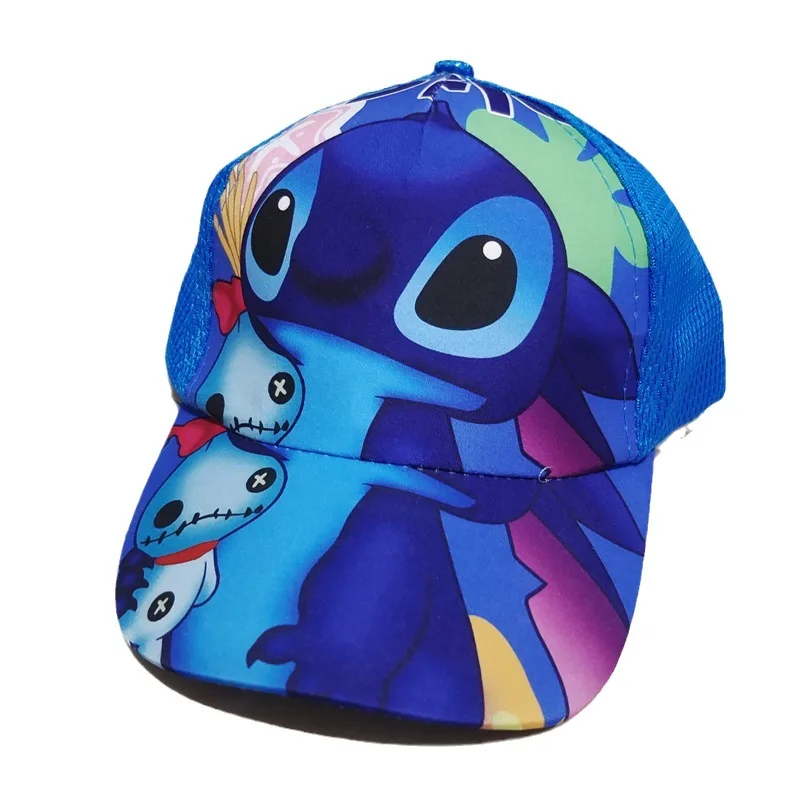 Cartoon Stitch Baseball Caps Kinderen Leuke Cosplay Pet Outdoor Reizen Verstelbare Zonnebrandcrème Hoed Jongens Meisjes Verjaardagscadeautjes
