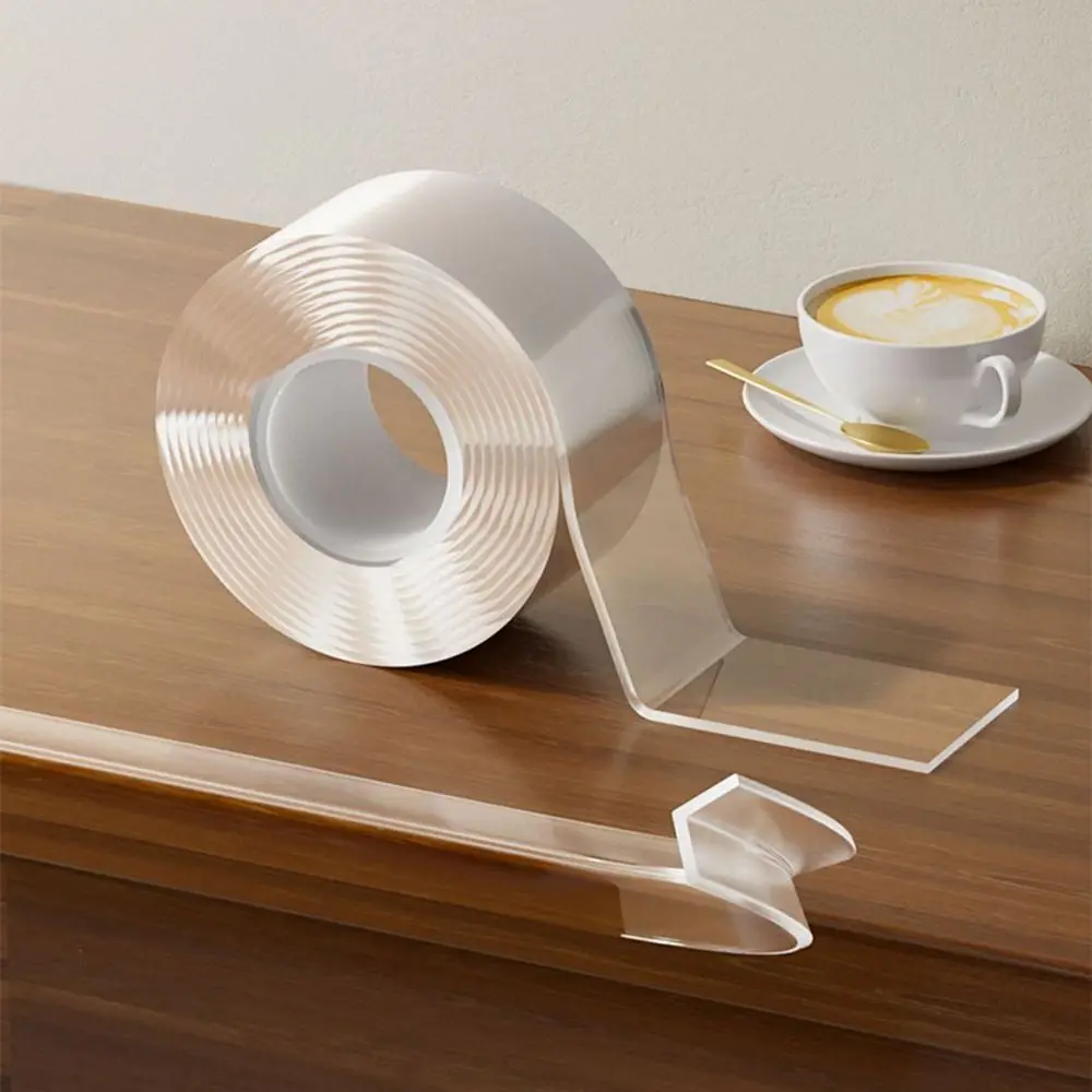 Table Edge Guard Tape Furniture Corner Bumper Self Adhesive Collision Proof Protective Strip Thickened Transparent Soft Tape