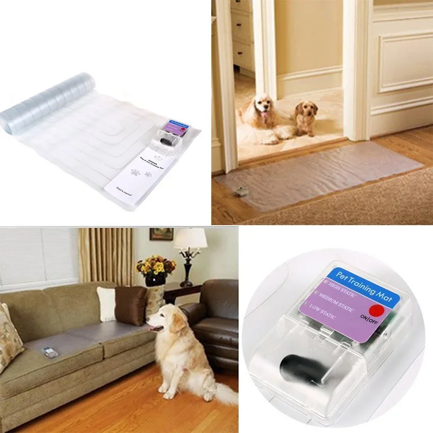 Dog Cat Electronic Safe Training Indoor Mat, Dog Safety Static Electricity Blankets, Pet Deterrent Pad, Keep Cats Off Furniture