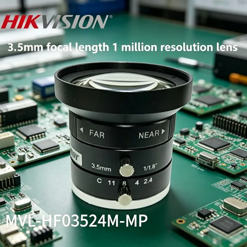 Hikvision MVL-HF03524M-MP 3.5mm F2.4 1/1.8 1MP Industrial Camera Fixed Focus Lens