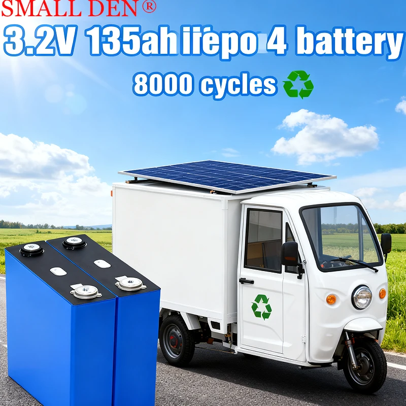 

1-32pcs 3.2V 135Ah LiFePO4 Rechargeable Battery DIY 4S 12V 8S 24V 36V 48V for RV Boat Golf Solar Camping Duty-Free Grade A