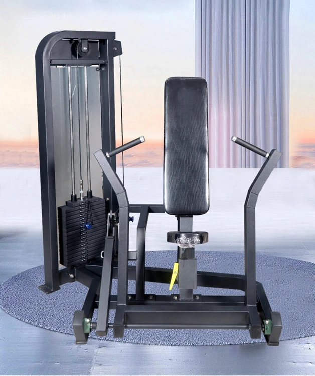 

Commercial Steel Fitness Equipment Pin-Select Chest Press Gym Machine for Bodybuilding Training Back Exercise11