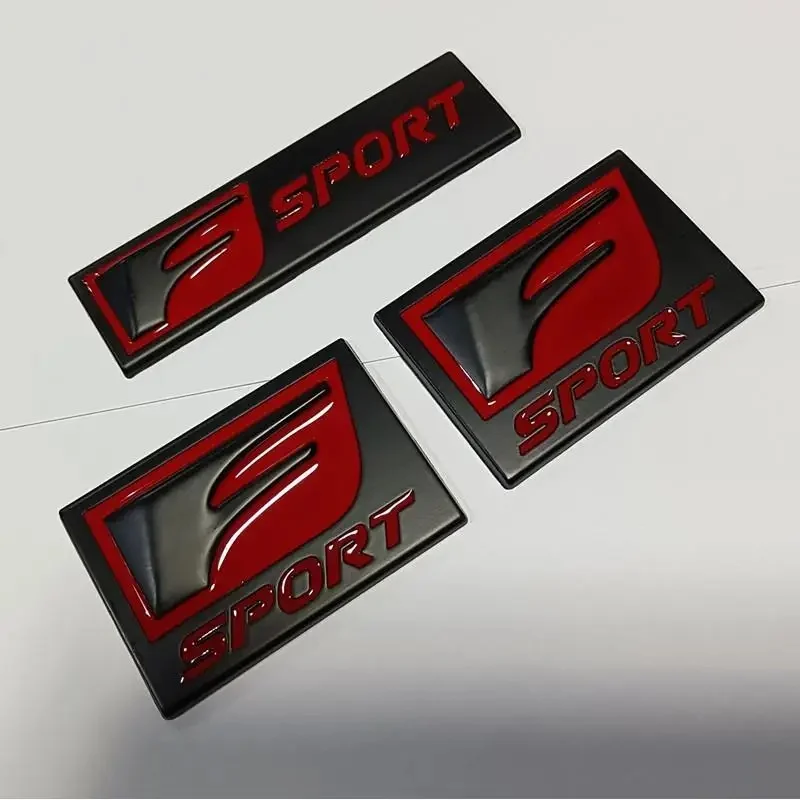 Suitable for F-SPORT metal car sticker Lingzhi logo modification with leaf plate logo