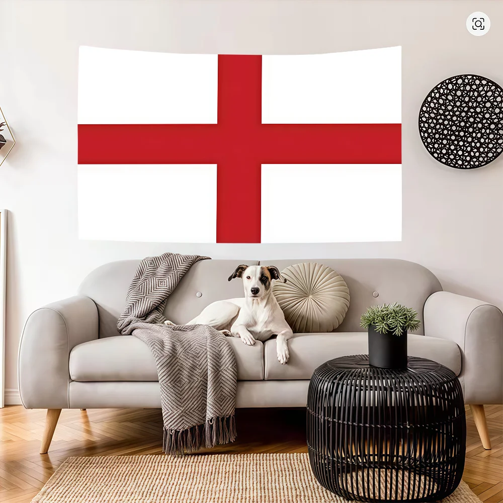 الصليب الأحمر المملكة المتحدة إنجلترا العلم العلم الديكور الفن نزهة حفلة المنزل معلقة التخييم في الهواء الطلق راية الحفلات