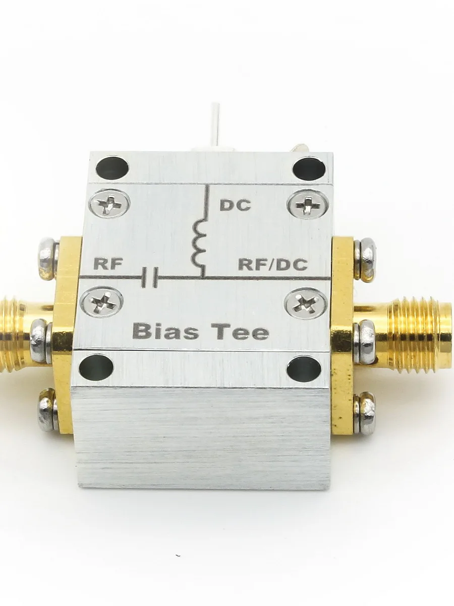 

Bias Tee, DC Block, RF Feed, Coaxial Feed, Large Current 0.1-12GHz