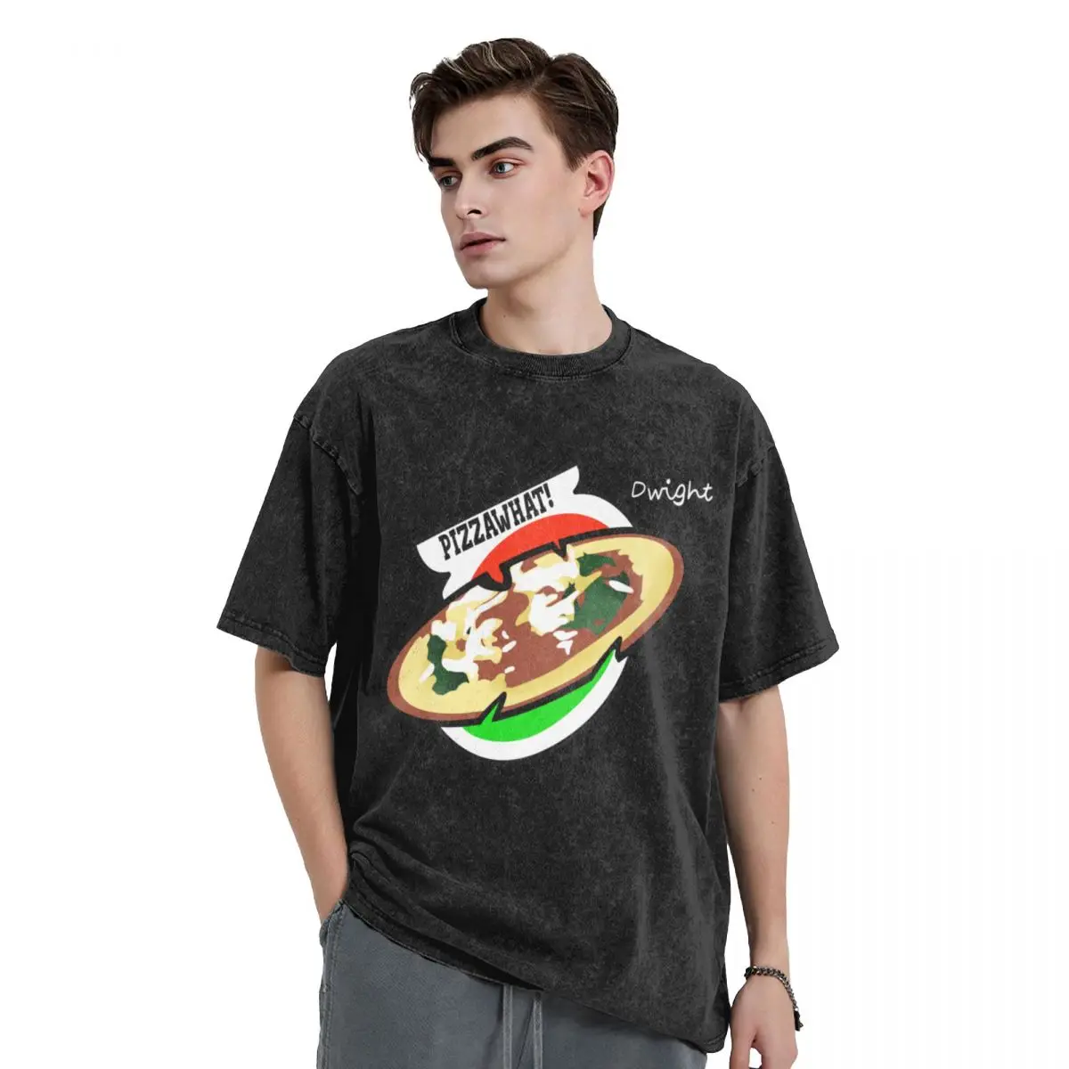 

Dwight Fairfield dbd pizza T-Shirt tops customs mens fashion