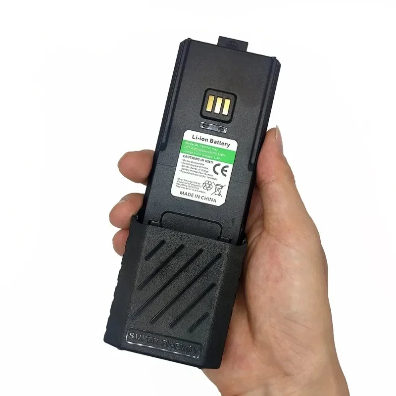 For Baofeng BF-K5 Plus Walkie Talkie Upgraded Li-ion Battery 6800mAh Large Capacity For UV-5RH Pro Max UV-5RM Two Way Radios