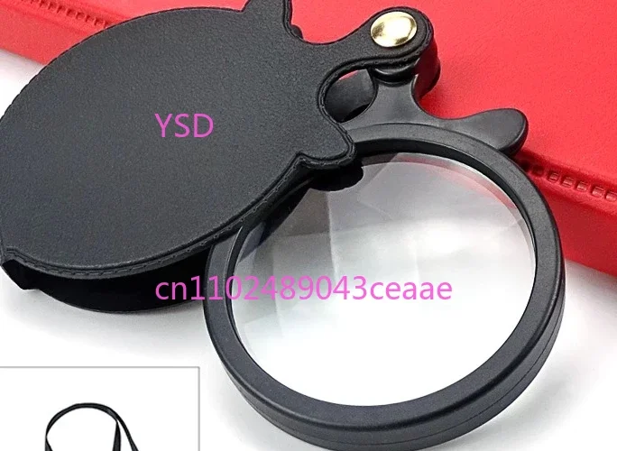 HD Folding Magnifying Glass (20-30X, Handheld, German Craftsmanship, for Elderly Reading,  Antique Identification)
