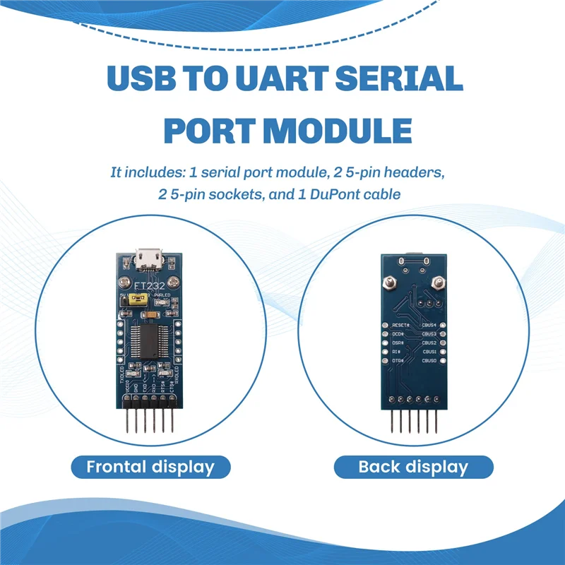 FT232 USB UART Board Mini Interface USB Naar UART Seriële Poort Module FT232RNL Voor Win7/8/8.1/10/11 Android