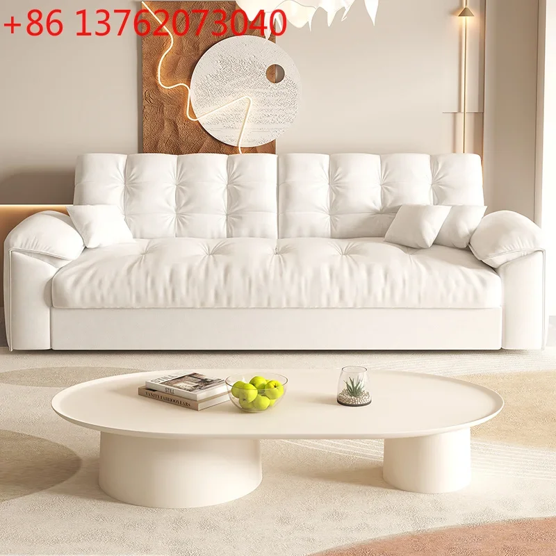 European White Living Room Sofas Designer Latex Soft Lounge Living Room Sofas Lounge L Shaped Divano Angolare Moderno Furniture