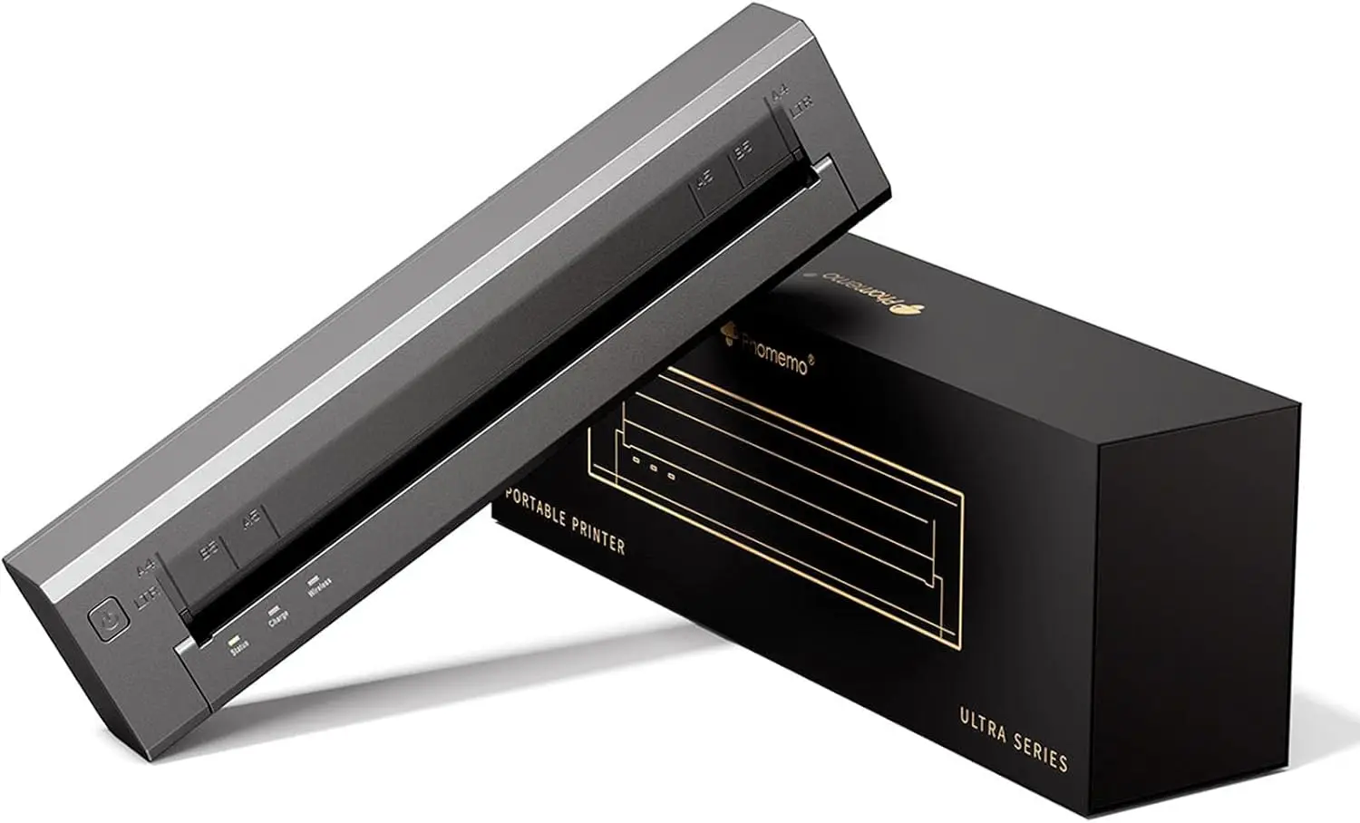 

Ultra Fast Portable Printer Wireless Travel 100mm/s 499g Thermal Inkless Bluetooth USB iOS Android PC US Letter A4 A5 B5