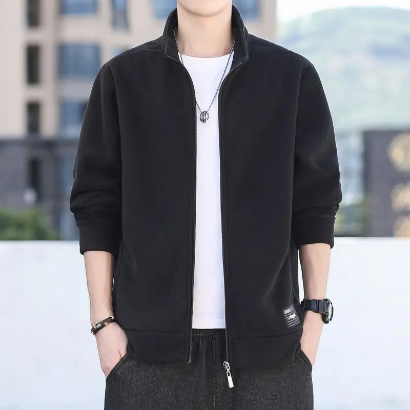 

Versatile Men's Winter Jacket Fleece Lined Hooded Parka with Zipper Casual Sporty Style for Daily Outdoor Activities