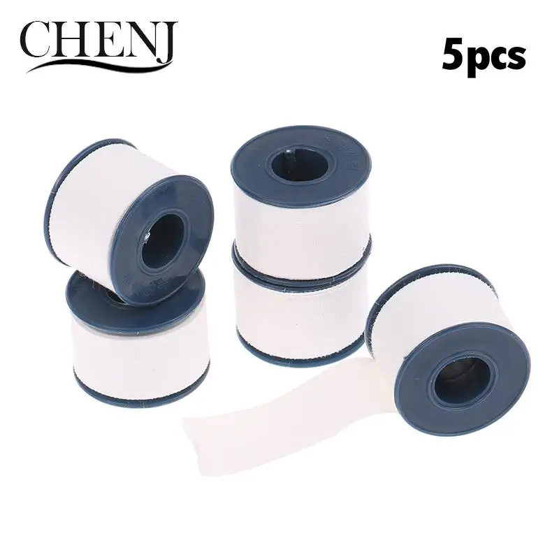 

5 Rolls Medical Pressure Sensitive Tape Hemostatic Adhesive Tape Medical Emergency Styptic Bandage Wound Dressing Tape