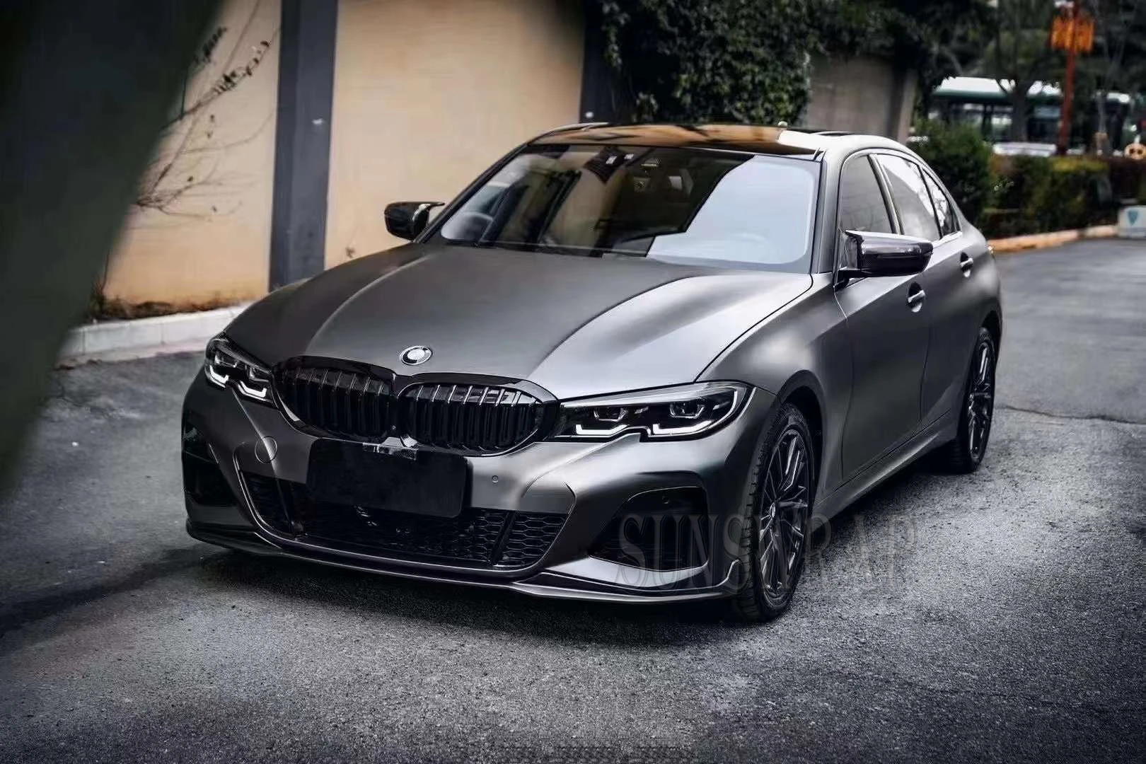 

HD-Matte Metallic Meteorite Gray Car Wrapping Roll Satin Car Wrap Exterior Car Body Film