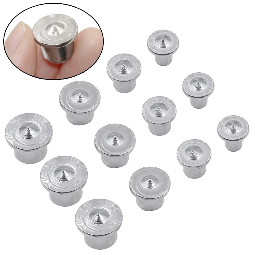Woodworking Center Points Pin Locator Set 12PCS for Precise Installation of Cabinet Wardrobe Bed Table and Bookshelf Projects