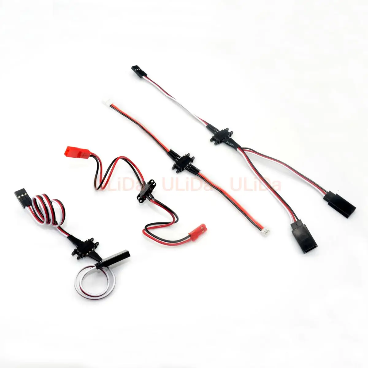 1pc Magnetische RC Verlängerung Kabel Schwarz Simulation Snap-on Kabel Einfach zu Installieren Kunststoff Auto Licht Verlängerung draht RC Boot FPV