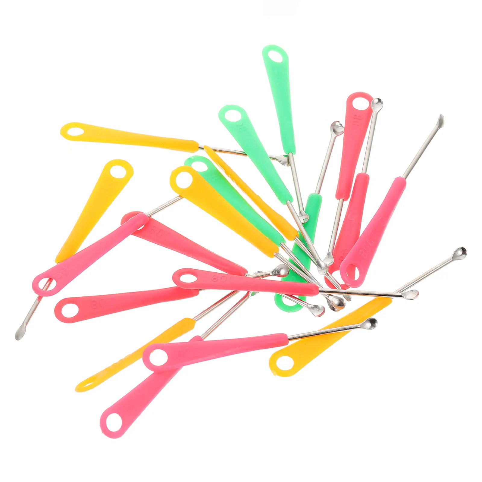 

200 Pcs Removal Tools Durable Anti Rust Abs Material Cleaning Spoons Household Picks Ear Wax Clean Tools Safe Daily Use