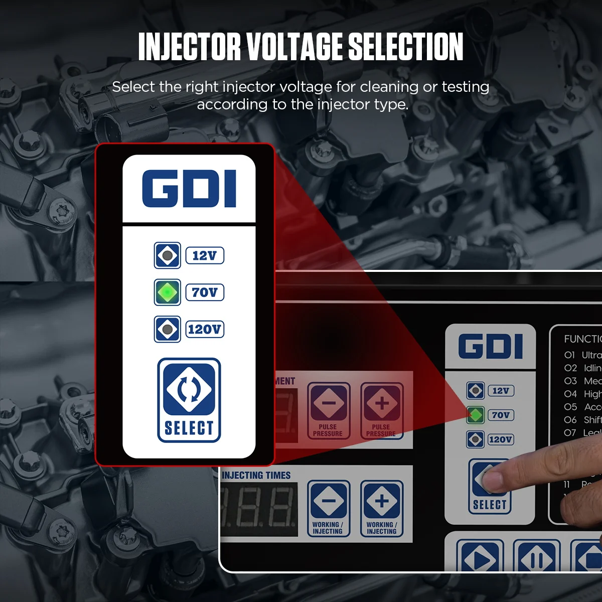 Nieuwste AUTOOL CT280 110V 220V GDI Automotor Injectie Test Machine Beste Ultrasone Brandstofinjector Cleaner Flush