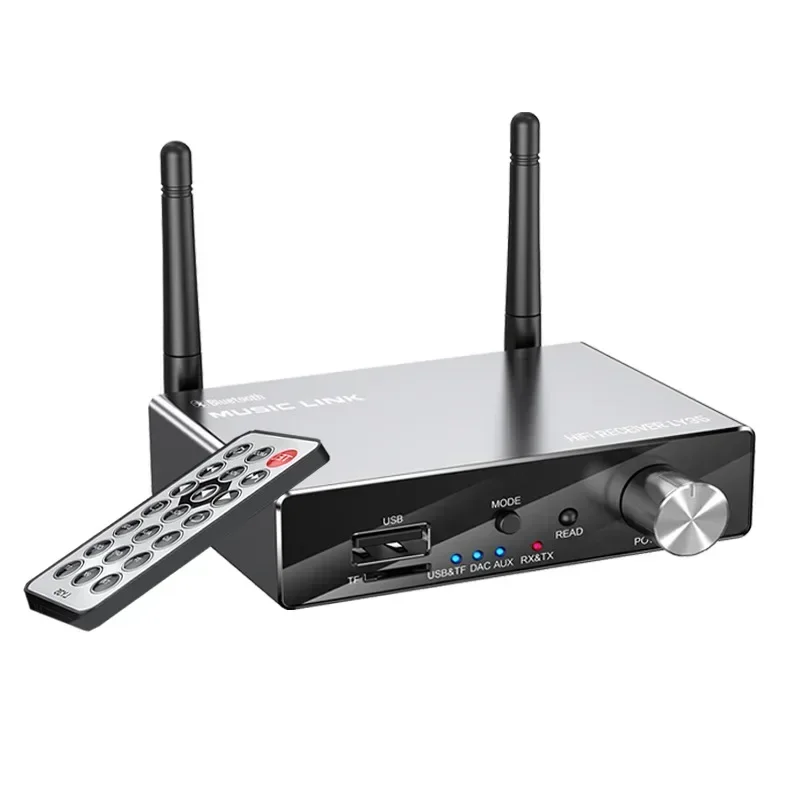 

Bluetooth 5.3 6 IN 1 Digital to Analog Converter Receiver Transmitter Optical Coaxial AUX RCA USB TF DAC Wireless Audio Adapter