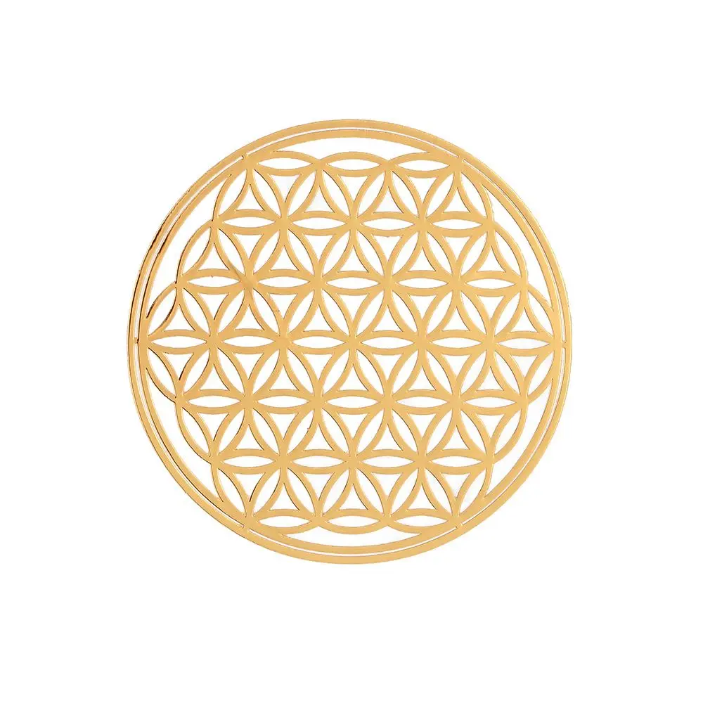 Jewelry Tool Gold Color Art Crafts Metal Copper Sticker for Making Mould Energy Sticker Sacred Geometric Sticker