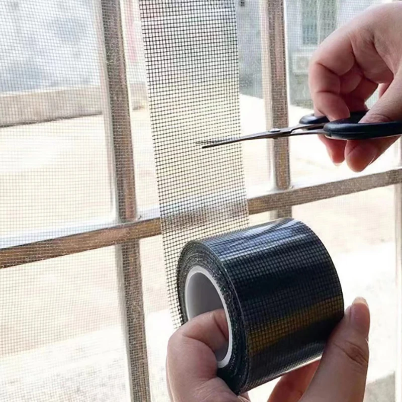 1 Rolls For Window Screen Repair Tape Door Screen Anti-mosquito Mesh Repair Kit Cover Fly Bug Net Window Hole Repaire Tape