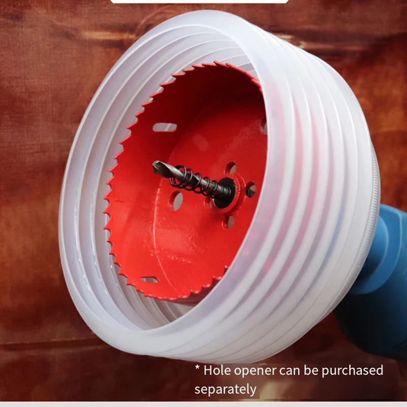 FYBL Electric Hammer Drill Dust Collector Cover Hole Opener Dustproof Hole Saw Drill Bit Cover 125/160mm 2pcs