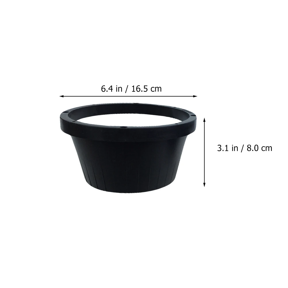 2 pezzi di protezione impermeabile per copertura altoparlante per clacson, materiale ABS da 6,5 pollici, facile installazione, cuscinetto di ricambio per audio per auto, rondella per altoparlante