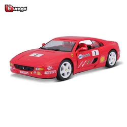 Bburago 1:24  Ferrari F355 CHALLENGE Alloy Luxury Vehicle Diecast Cars Model Toy Collection Gift