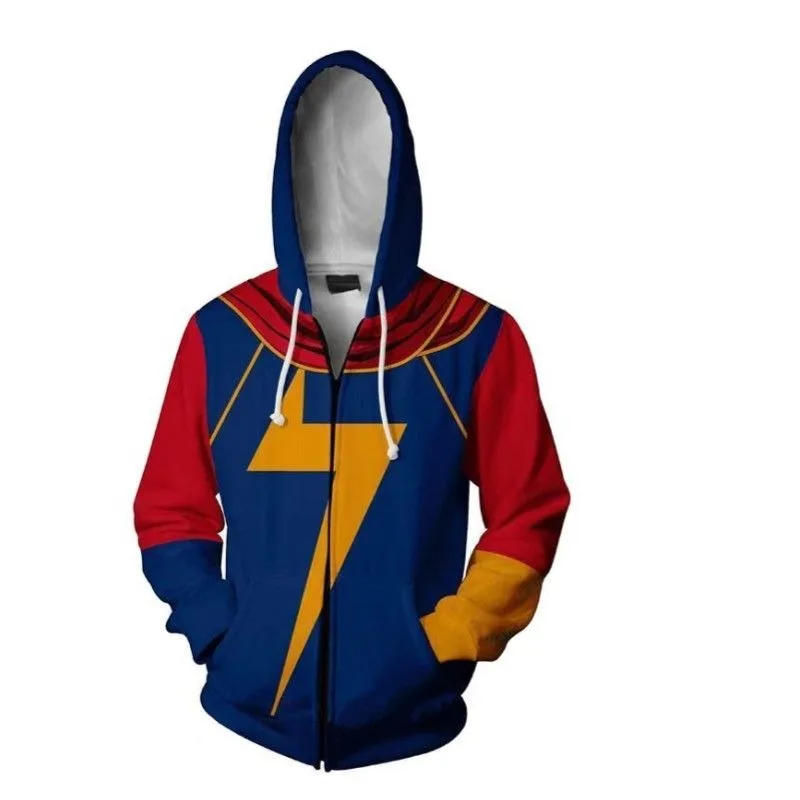 DC The Flash new creative anime cartoon printed Halloween Cosplay performance costume stylish and comfortable hoodie jacket