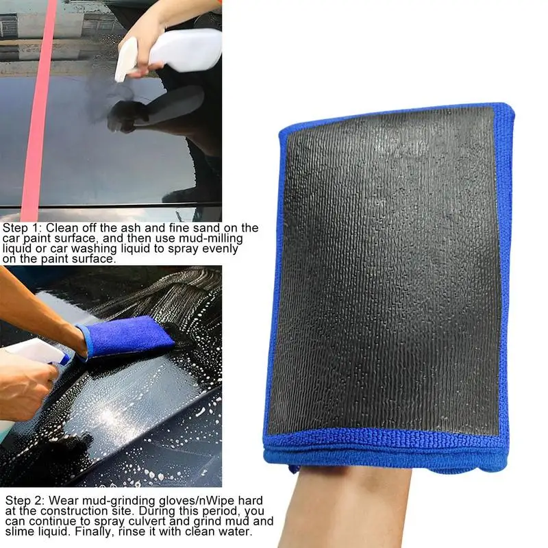 

2025 New Reusable Car Clay Towel Auto Detailing Clay Bar Towel Claying Towel Car Wash Mitt Clay Bar For Car Care