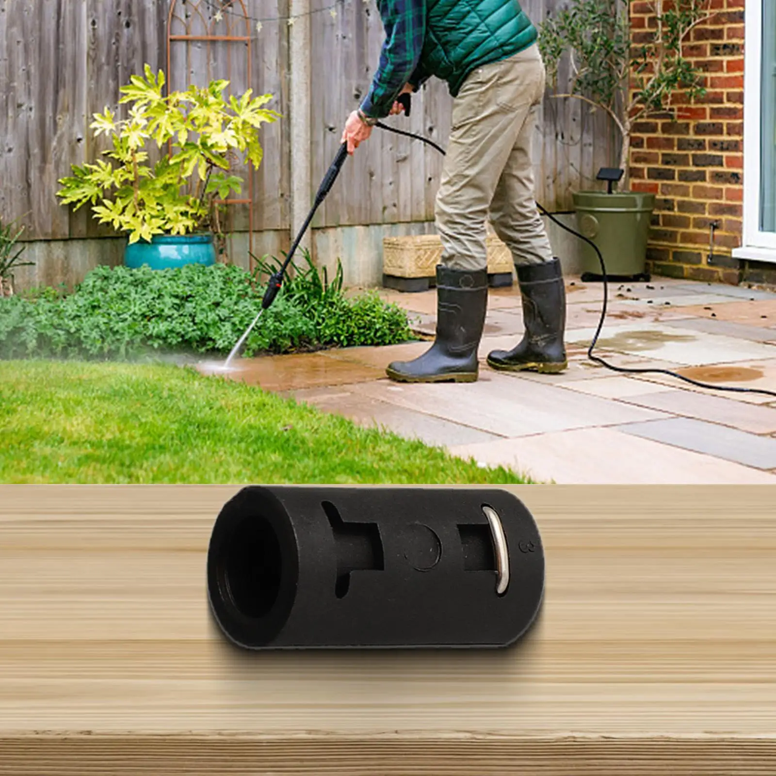 

Hose Adapter Pipe Connector Easy Installation Long Service Life Multiple Hose Connection Engineering Plastic For Kärcher