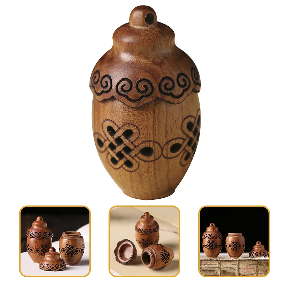 

Fragrant Beads Wooden Aromatherapy Bottles Diffuser Home Air Sandalwood Scent Hanging Pendant