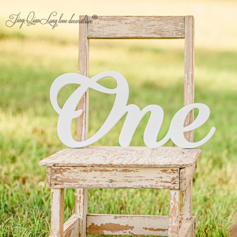 Custom PHOTO PROP for a First Birthday Numbers Sign One Wooden Letters One Two Three Numbers Signs Available
