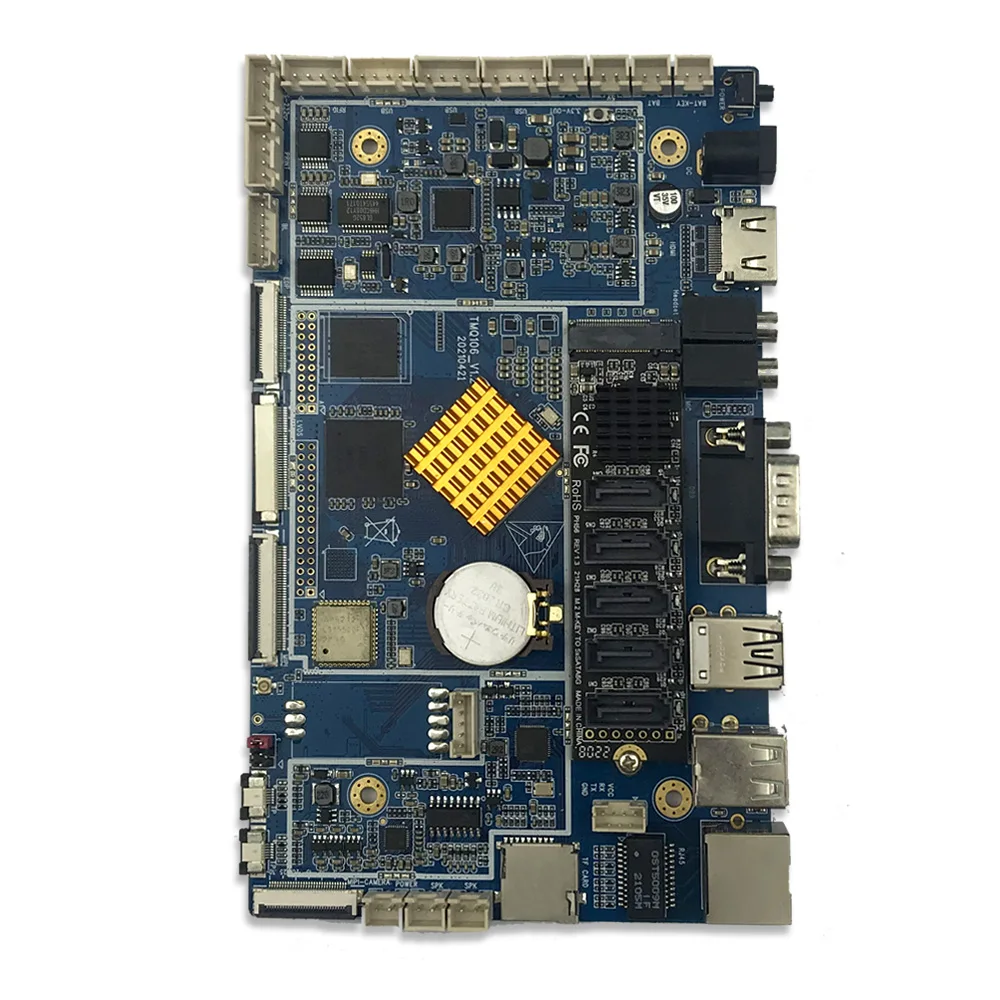 JLD-A06 RK3399 Cost-effective Development Board Quad-core 1.6GHz Android 10 Motherboards And Lcd Controller Board For projector