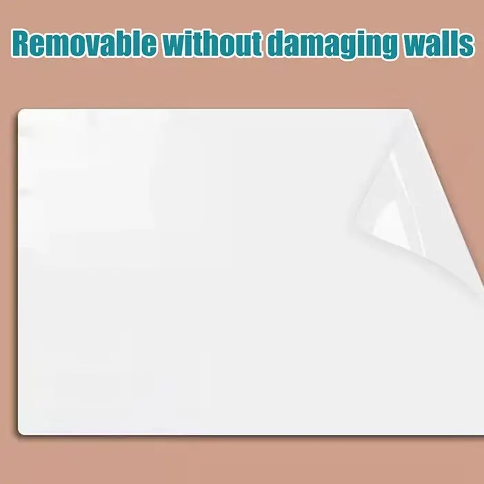 Reusable Teaching Graffiti Drawing Board Electrostatic Whiteboard Sticker Removable Household PP Erasable Whiteboard